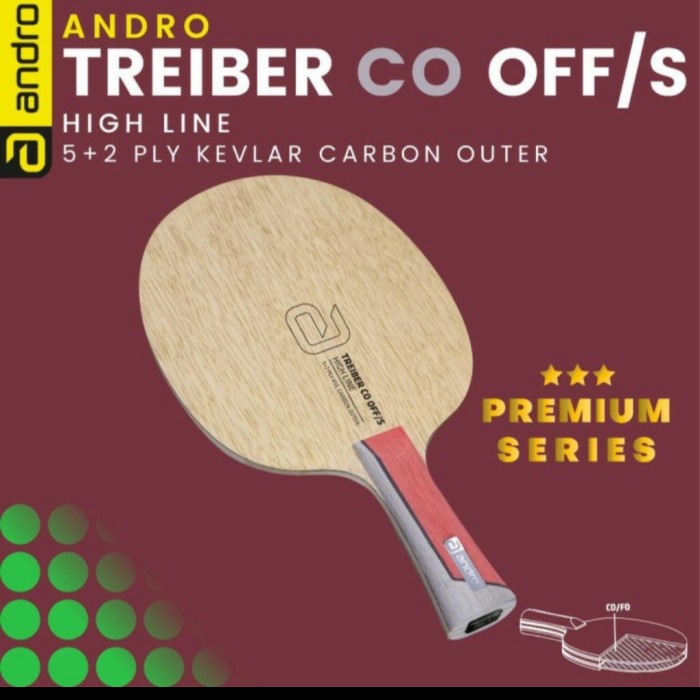 Kayu Bat Tenis Meja Andro Treiber CO OFF/S FL