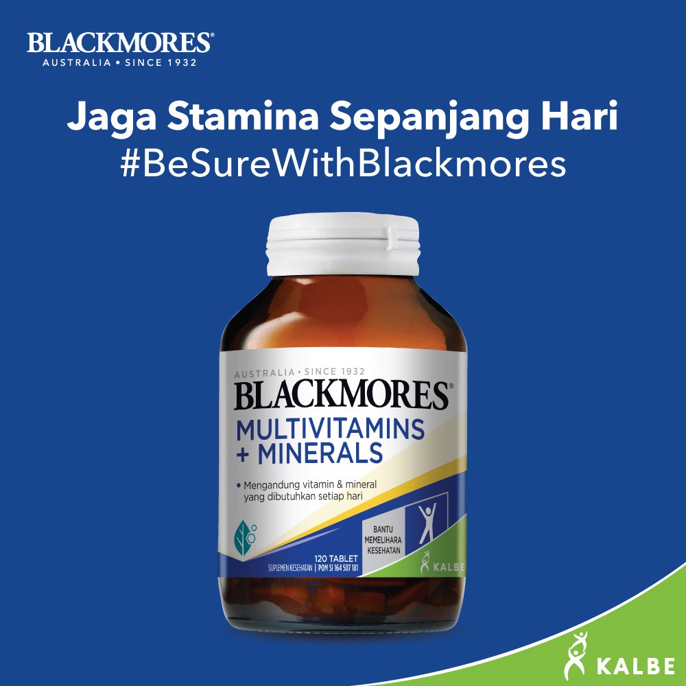 Blackmores Multivitamins + Minerals (Sertakan Packing Tambahan - Baca Deskripsi)