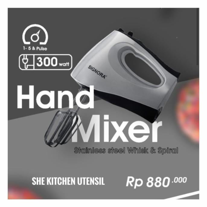 Hand mixer Signora mixer roti donat bakpao kue