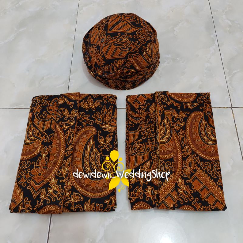 Set Baju Prewed / Baju Couple Adat Jawa - Motif Hewes Semen Romo