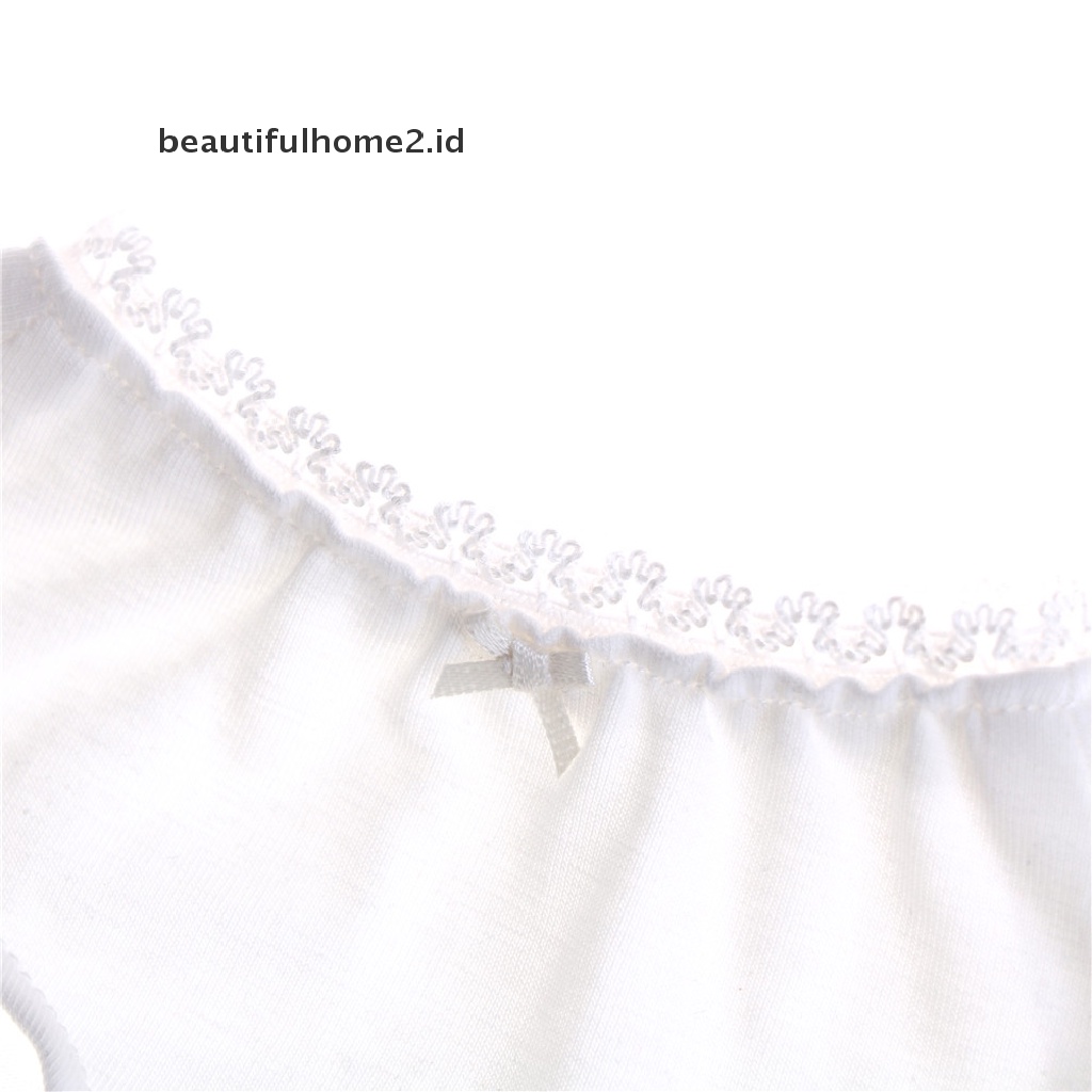 (Beautifulhome2) Buku Literatur Klasik Bahasa MandarinId Celana Dalam Brief Warna Putih Polos Untuk Boneka Bjd 1 / 3 / 4