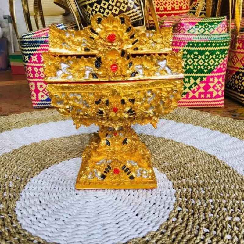 dulang susun 2 kotak 24cm