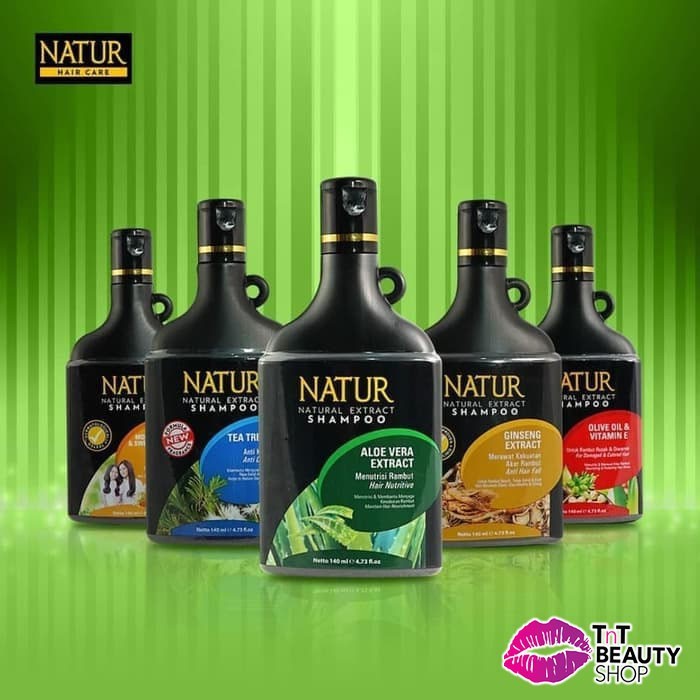 NATUR Natural Extract Shampoo 140ml [READY STOCK]