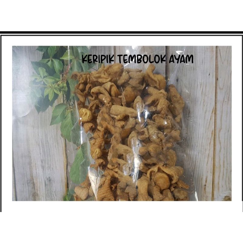 

KERIPIK TEMBOLOK AYAM 250gr