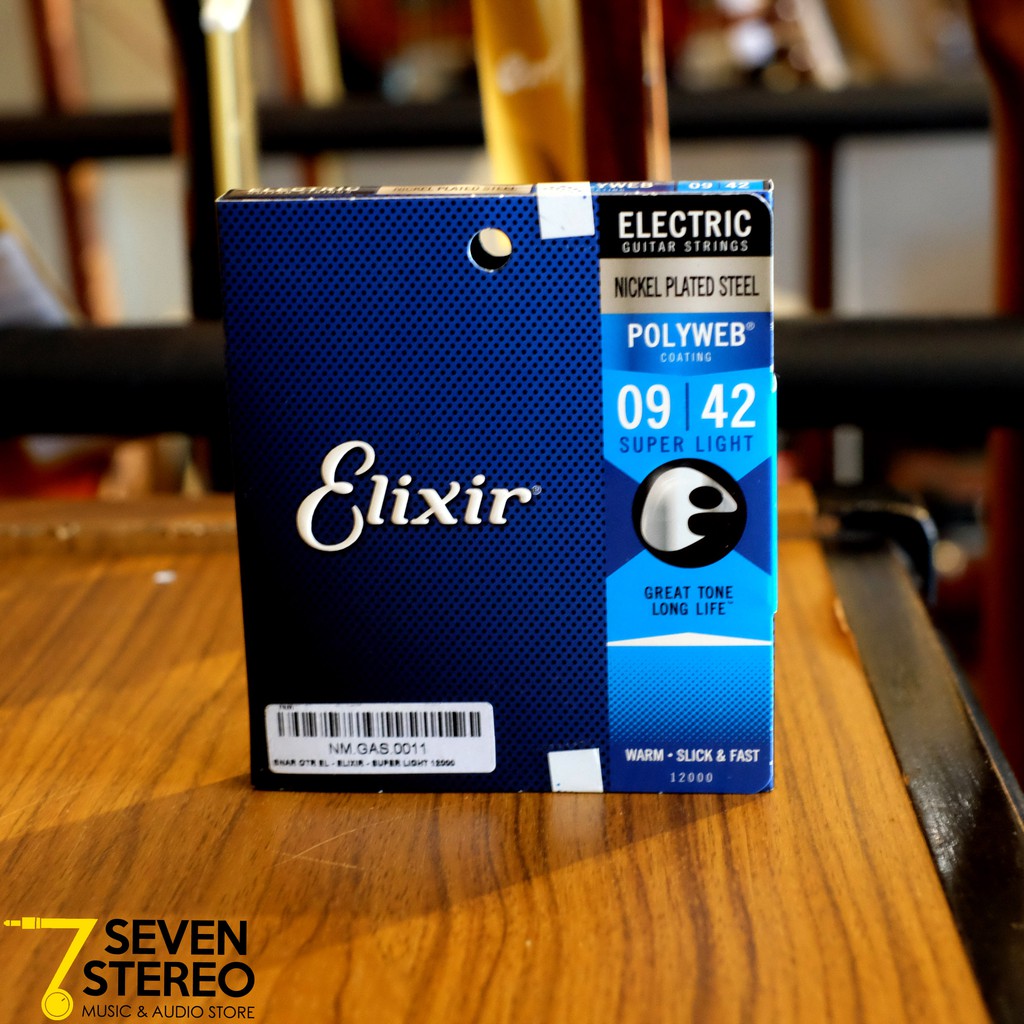 Elixir 12000 Polyweb Coated 09 - 42 Electric String