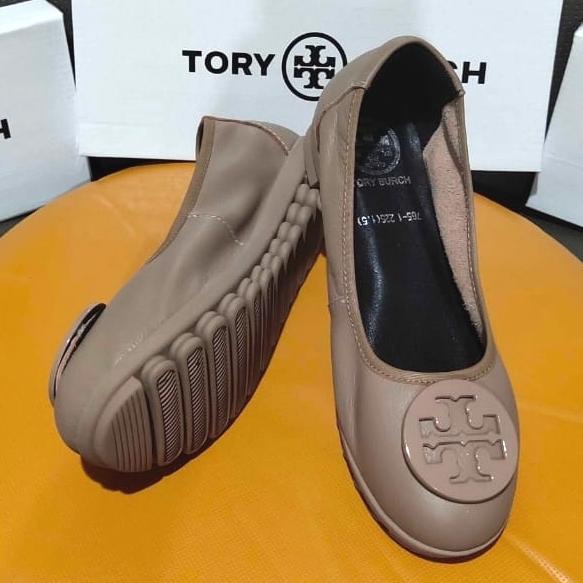 sepatu Tory Burch premium leather Termurah