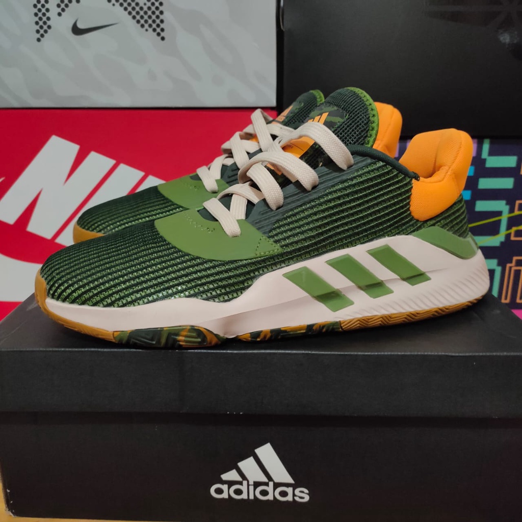 Preloved Sepatu Basket Adidas Pro Bounce 2019 Low 'Legend Earth' Original