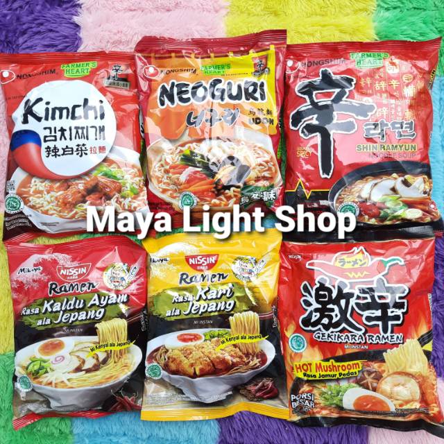 

Ramen halal jepang korea kimchi shim ramyun udon neoguri gekikara mikuya kari kaldu mie kuah rebus