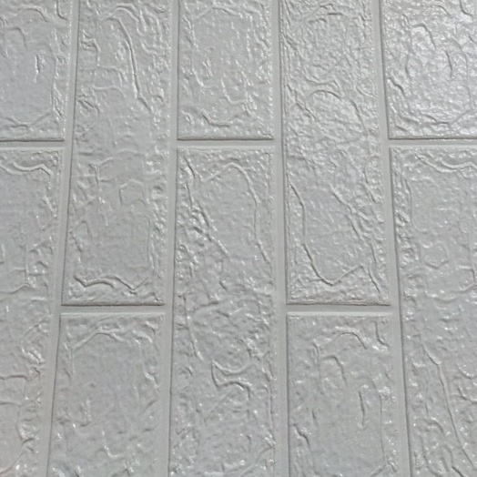 ✧YUKSHOPING✧ Wallpaper Dinding Foam 3D / Stiker Wallpaper Dinding Mini Dekorasi / Wallpaper 3D R461-PUTIH