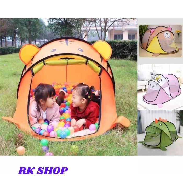 Tenda Anak Model Binatang Tenda Camping Animal Lipat Uk 182 x 96 x 86cm