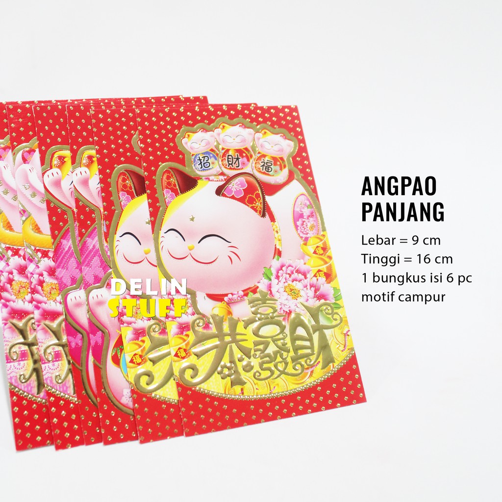 

Angpao Imlek / Angpao Fuk / Angpao Hok Panjang isi 6 pc 2307152