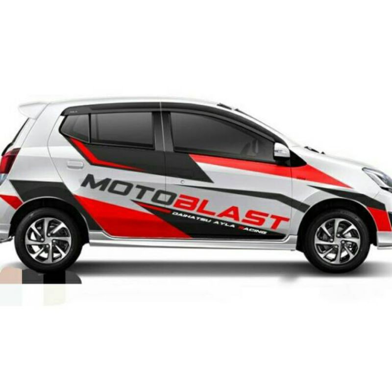 Stiker mobil avanza ayla honda brio honda jazz honda brio satya terios fortuner dll