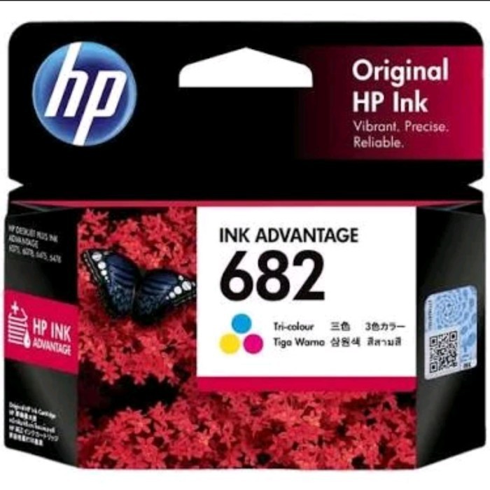 TINTA HP 682 BLACK &amp; COLOUR ORIGINAL Catridge Black Color