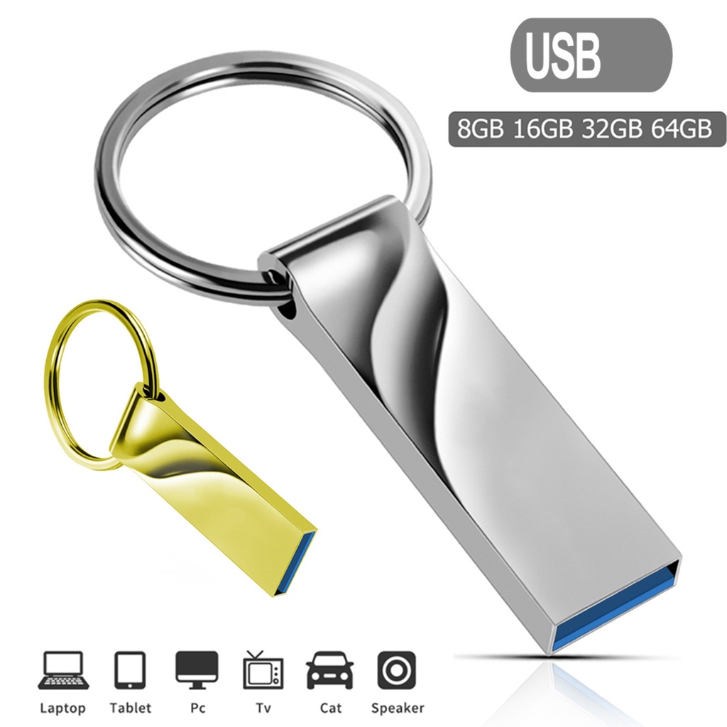 Flashdisk USB 3.0 Mini 4 / 8 / 16 / 32 / 64GB Dengan Adapter Tipe-c Untuk Komputer Mobil