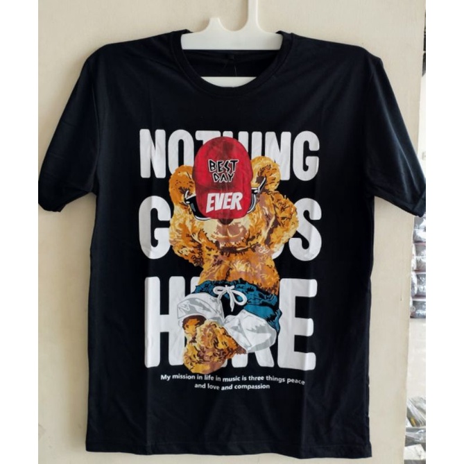 TSHIRT KAOS DISTRO BEAR BERUANG TOPI KEREN TERBARU MURAH