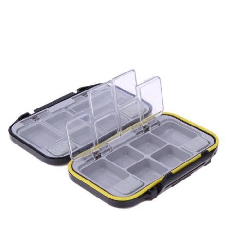 [TOSERBA_EMAK] - Lixada Box Kotak Perkakas Kail Pancing 12 Ruang - MCC01 - Black