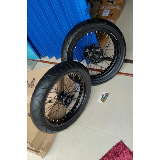 WHELSET PELEK SET HONDA CRF 150L 215/300-17 SUPERMOTO HONDA CRF150