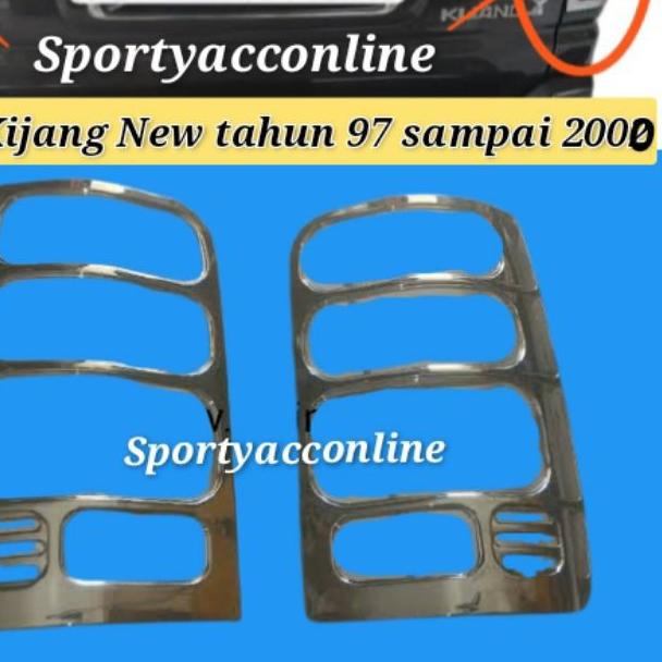 ✶ Garnis kijang new efi lgx krista 97-2000 chrome ♠