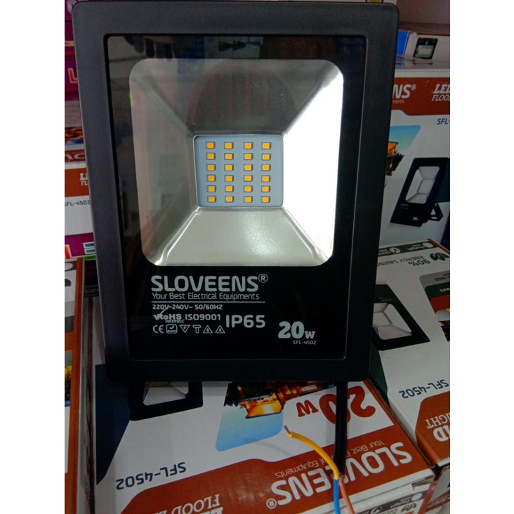 FLOOD LIGHT SMD - LAMPU SOROT SLOVEENS 20W WARM WHITE