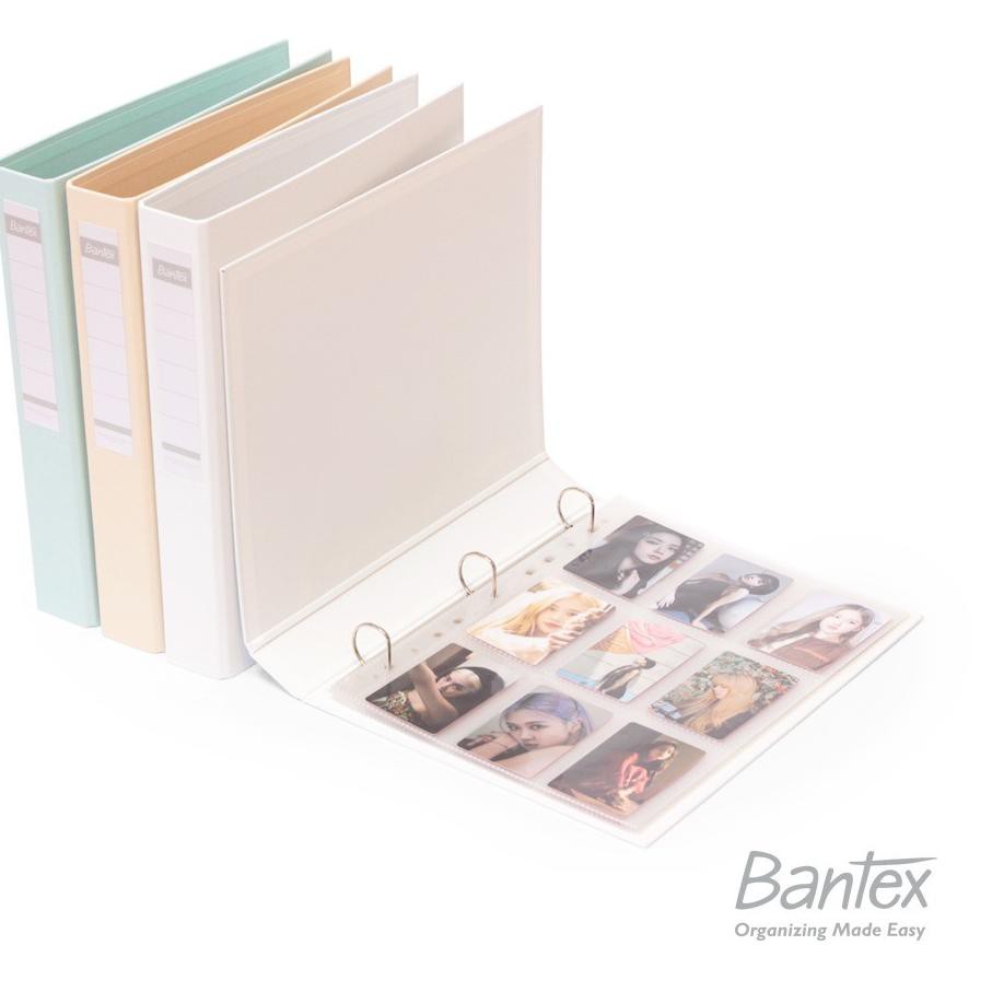 

6.6 Birthday sale Bantex Photocard Album A4 3 Ring Binder with Sleeve Pocket - Tropica Color Peach –