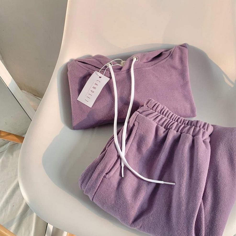 CANDIEZ DEFECT | GHEA Hoodie | JIHOO LENGAN BALLONS | JENNY Set (Hoodie Crop & Sweatpants) [PMP.14Ap