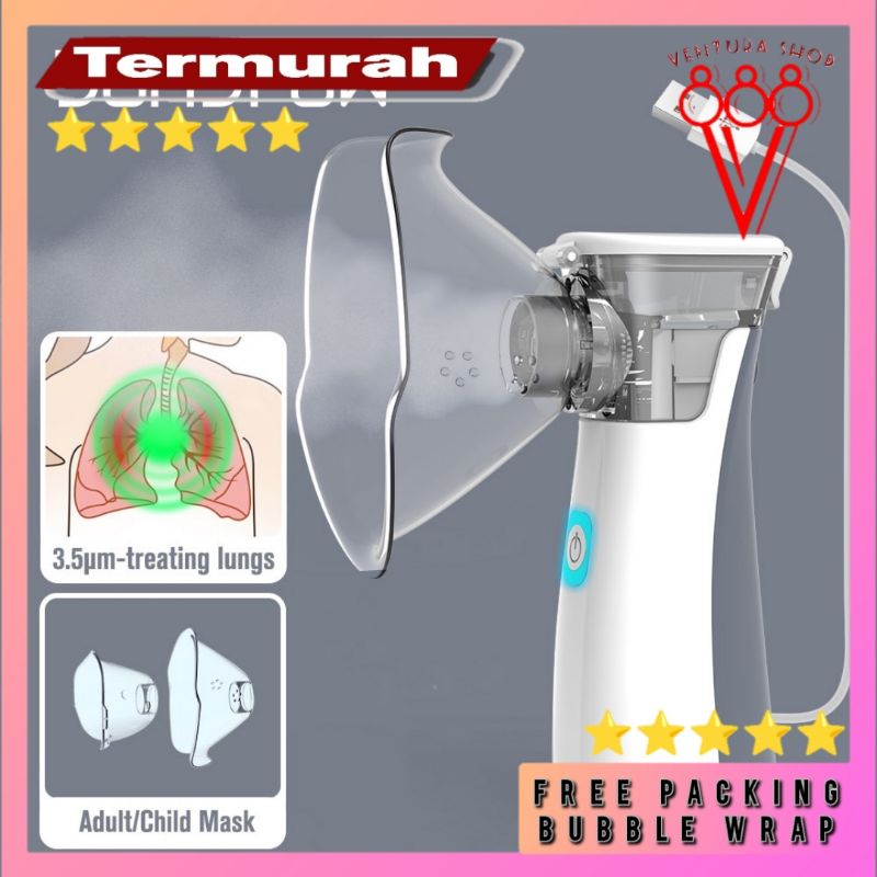 VGS Nebulizer Anak Dewasa Alat Terapi Pernafasan Asma Inhaler Atomizer