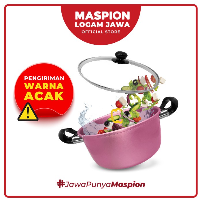 Panci New Primero Double Handle Tutup Kaca JAWA MASPION