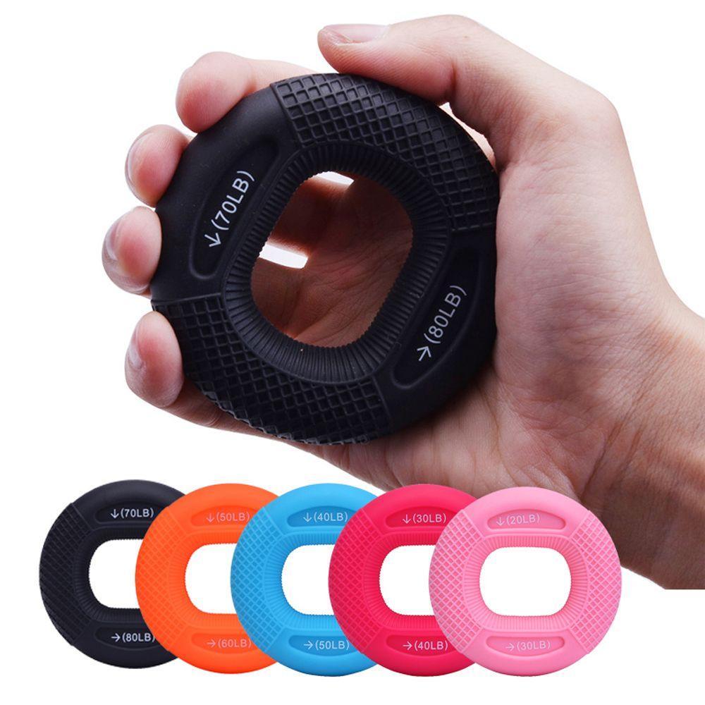 Rebuy Grip Ring Berolahraga Mencengkeram Tangan Adjustable Alat Latihan Finger Trainer Recovery Training Kekuatan Kebugaran Kekuatan Training