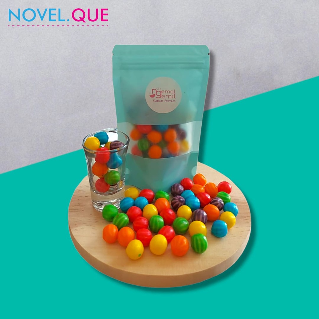 

Permen Karet Jadul Aneka Warna Rainbow Gummy Candy Kualitas Premium