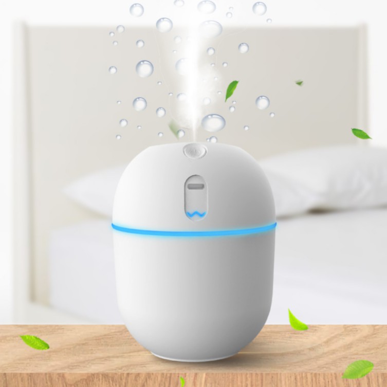 COD✨Humidifier USB Charging Purifier Lampu LED Diffuser Portabel Mini