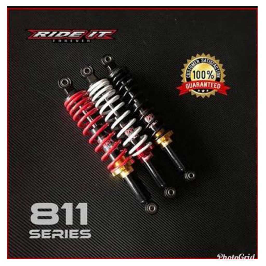 SHOCK BELAKANG JUPITER Z 280MM RED RIDE IT 811 SERIES (NON TABUNG)