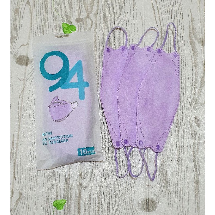 MASKER KF94 KOREA/4 PLY/WARNA LILAC