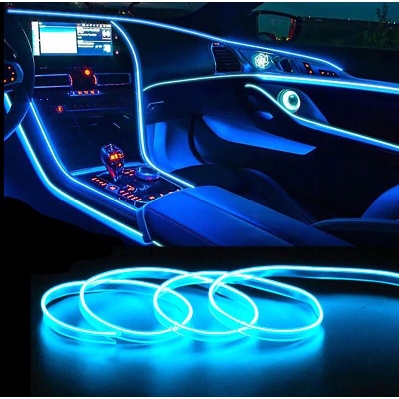 Lampu EL Wire Flexible CCFL Neon Fleksible LED Strip Harga Per Meter