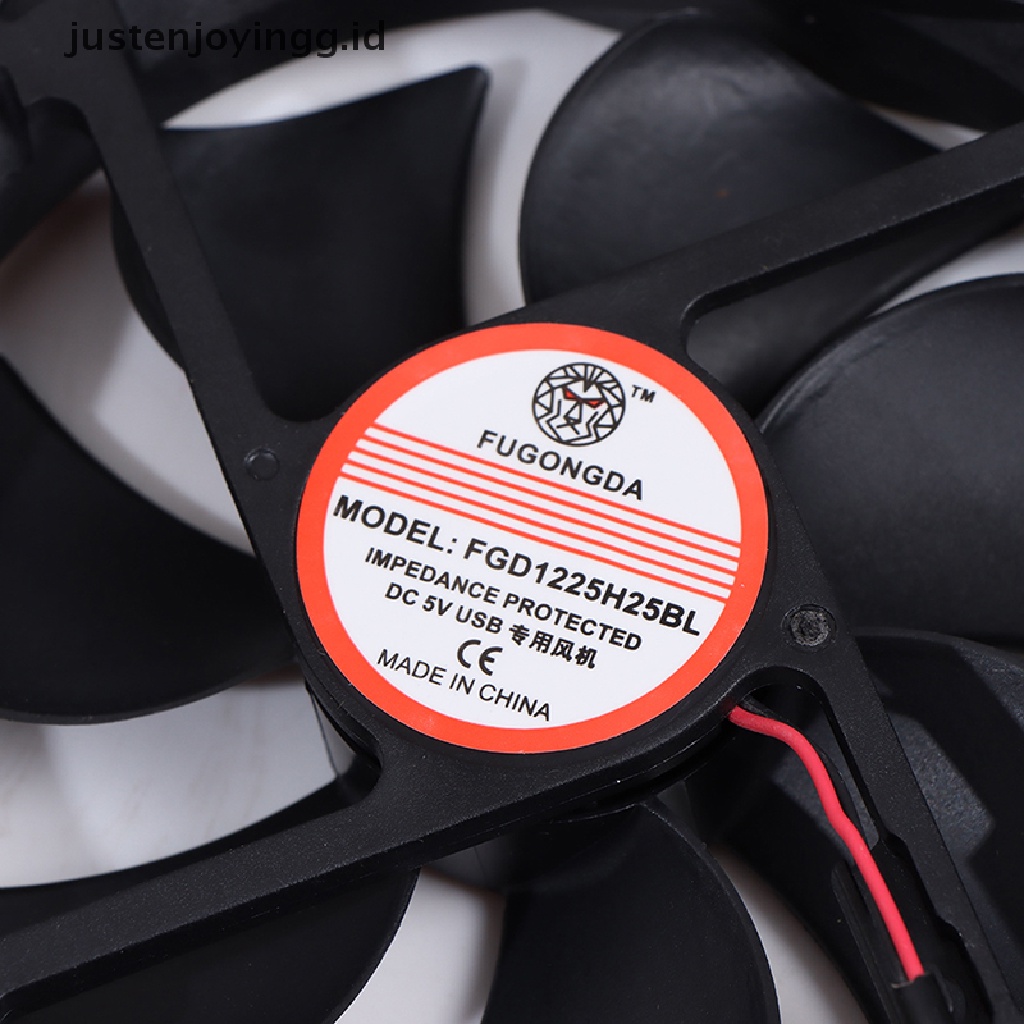 【justenjoyingg.id】 DC 5V USB Brushless Sleeve Bearing Fen Computer PC Silent Cooler Cooling Fan Lot .