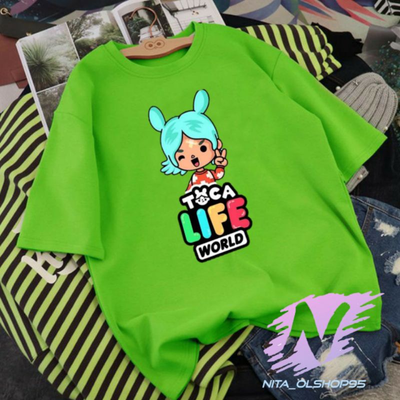 kaos anak toca boca baju toca life world