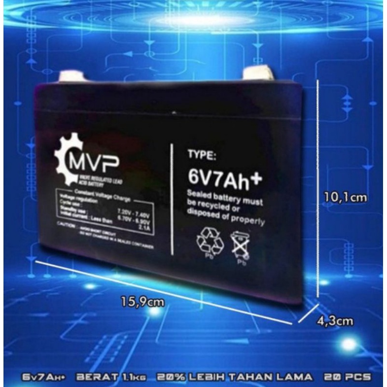 AKI MOBIL / MOTOR MAINAN 6 VOLT 7AMPERE  / AKI 6V 7AH / AKI 12V 12AH / AKI 6V 5AH