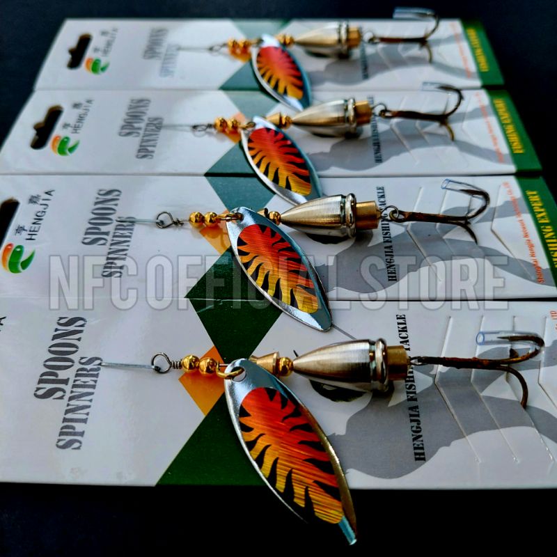 Spoon Inline Spinner Bait 8cm/10gr 7,8cm/8gr 7,7cm/10gr LONG CAST Double Blade