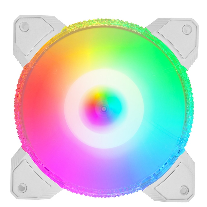 Bt Komputer Untuk Case Fan 120mm LED Silent Fan Untuk Cases Komputer CPU Cooler Radiator Sangat Tenang, Kipas Sasis Warna-Warni 3p