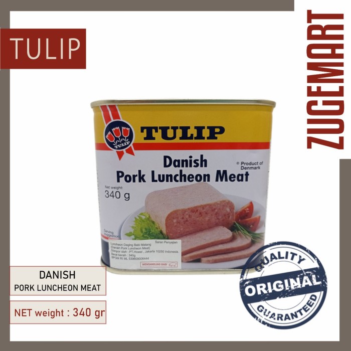 

Tulip Danish Pork Luncheon Meat / maling ham pork / ham pork 340 gr