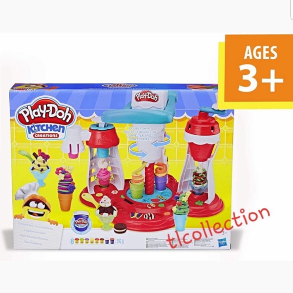 

Sale!! Playdoh Kitchen Creation Ultimate Swirl Ice cream. Original!! Berkualitas