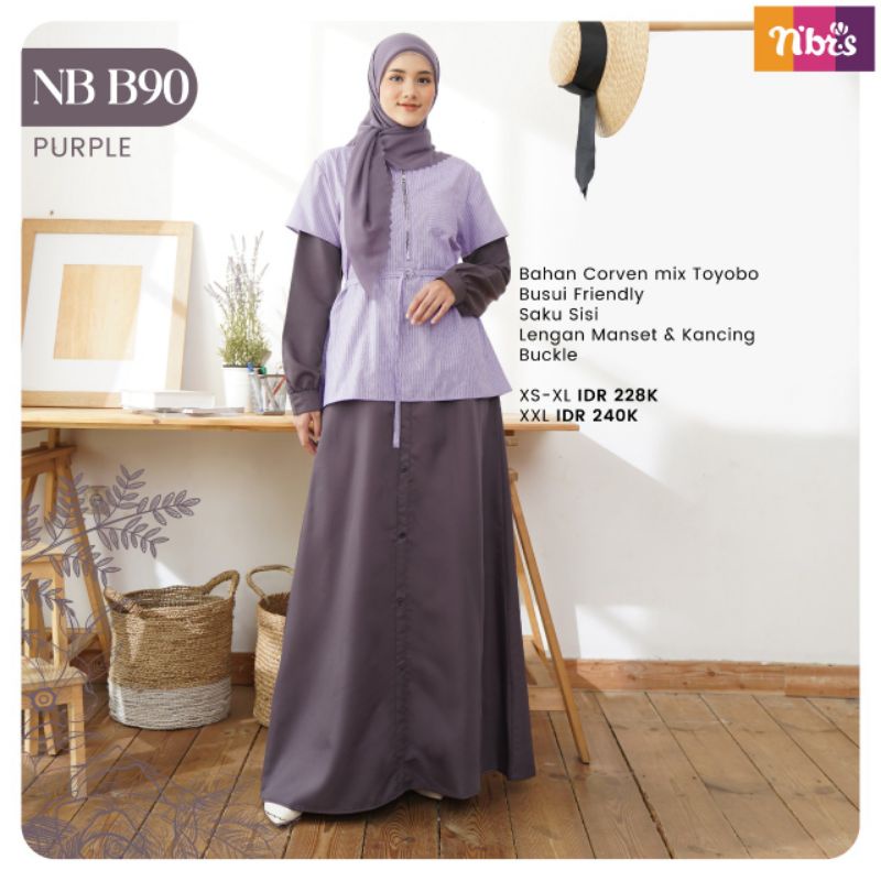 GAMIS NIBRAS TERBARU NB B90