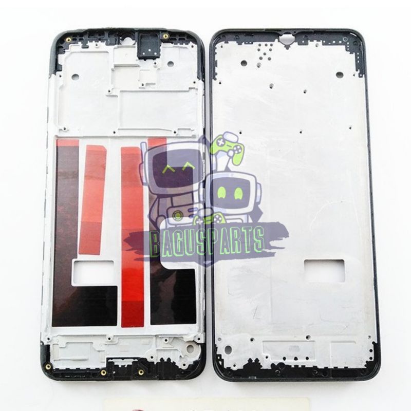 FRAME TULANG TATAKAN DUDUKAN OPPO A5 2020 HITAM