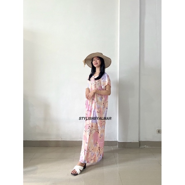 Daster Rayon Halus Panjang Busui Semata Kaki almar brand premium