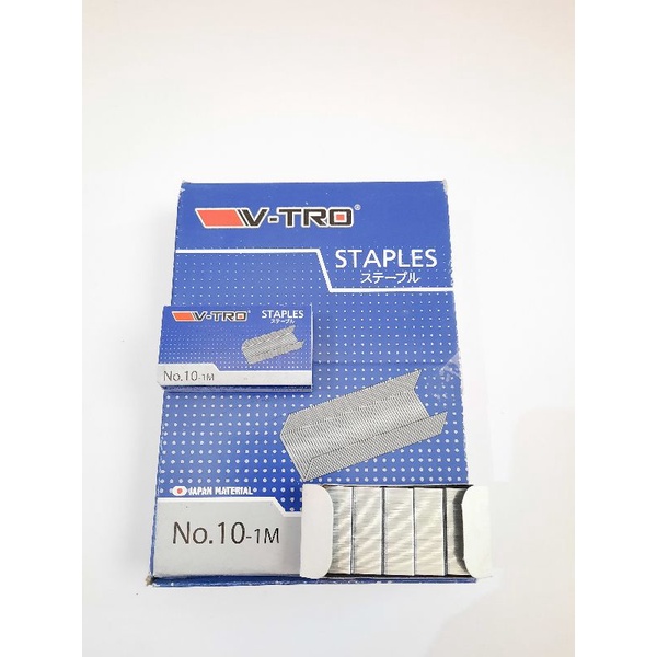 

Isi Staples V-Tro Biru No.10 (1box/20kotak)