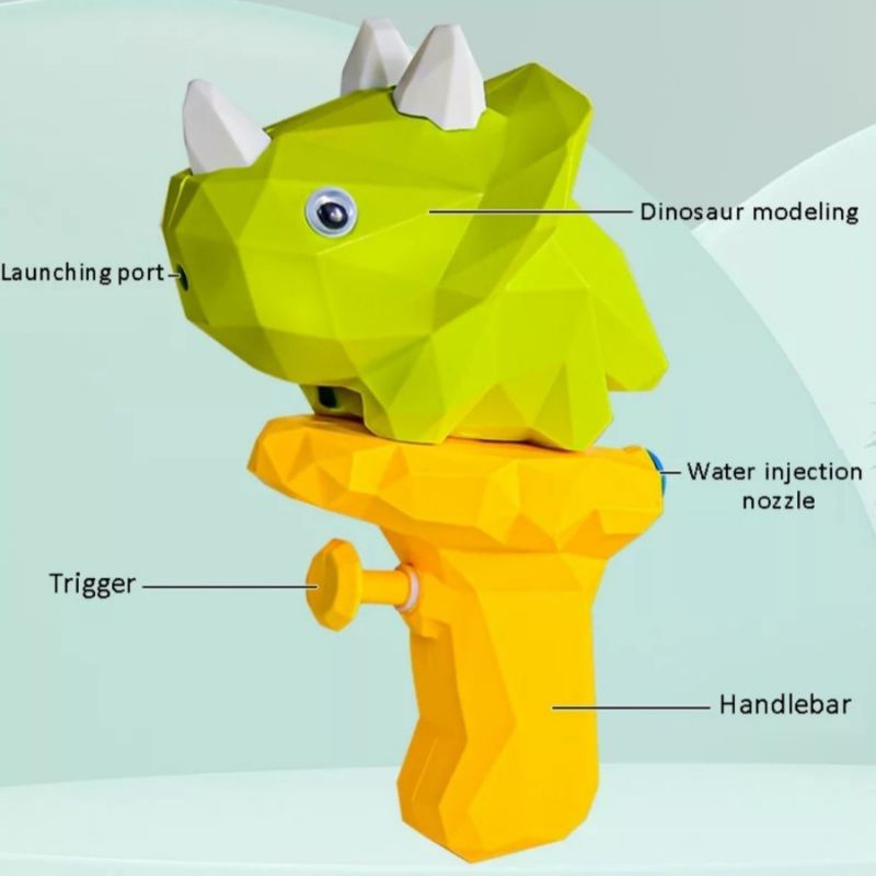 mainan watergun pistol air dino