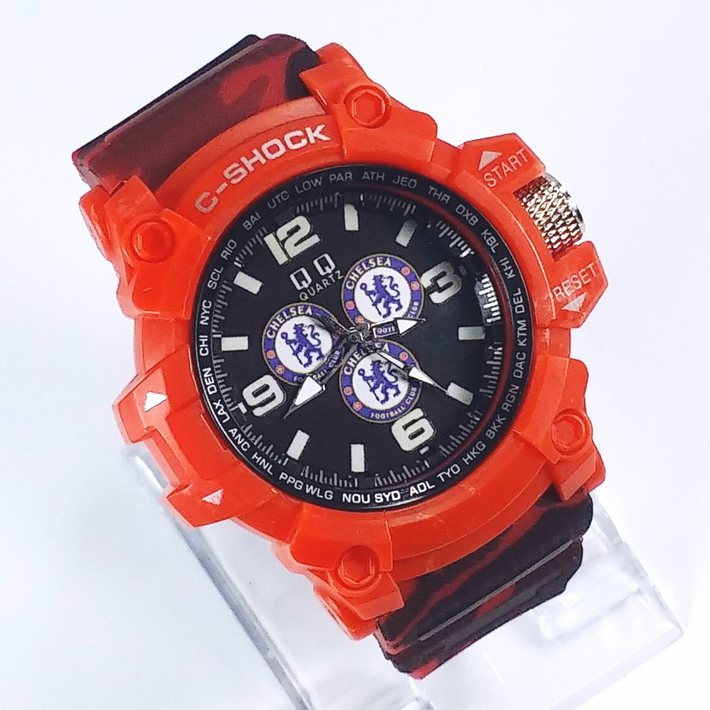 [LIMITED EDITION] JAM TANGAN CHELSEA STRAP ARMY MERAH