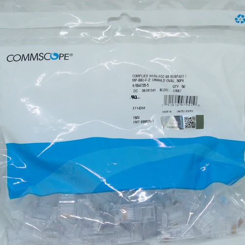 AMP Original RJ45 Connector Cat5E (50pcs)