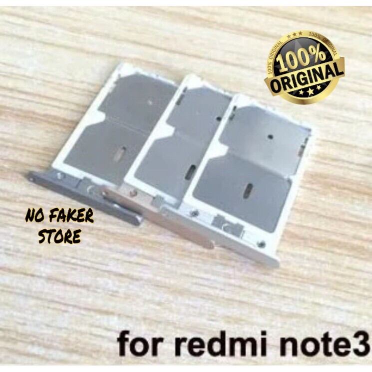 Simtray Redmi Note 3 | Simtray Sim Lock Tempat Kartu Xiaomi Redmi Note 3 Original