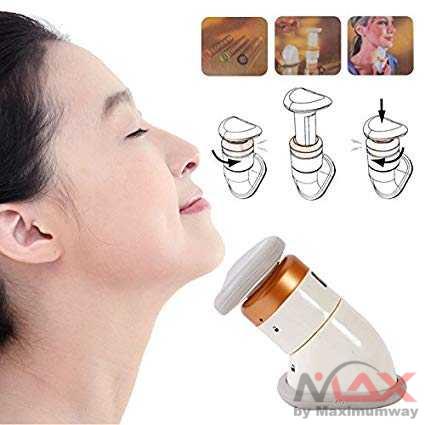 Alat Pijat muka wajah Penghilang Lemak Dagu Rahang Massage setrika wajah Double Chin Removal Beauty Device Neck Slimmer Neckline Exerciser Chin Jaw Body Massager Reduce Wrinkle Face Lift Skin Care Tool