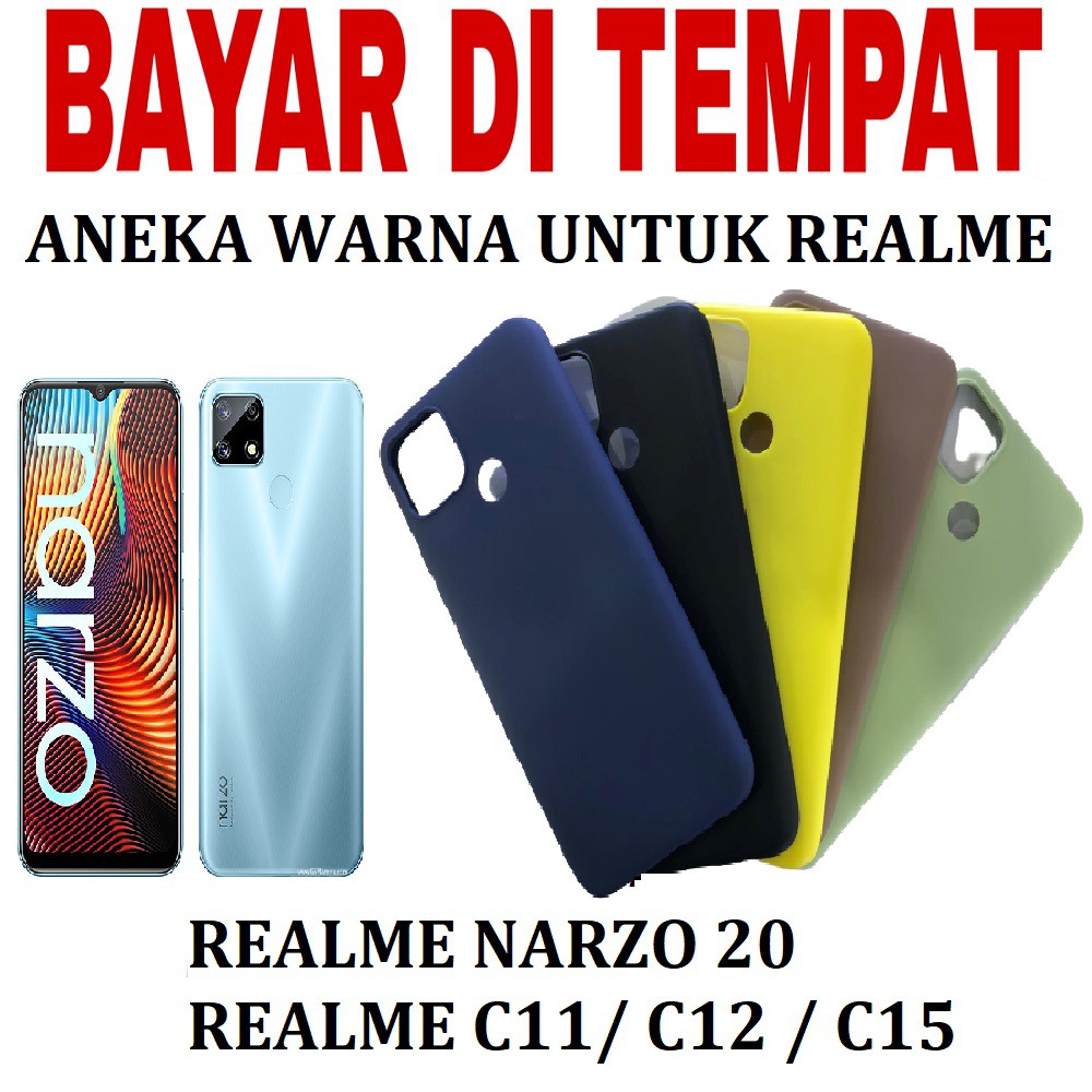 Softcase Silikon REALME C25 / C25S / NARZO 20 / Narzo 30A / C11 / C12 / C15 / Narzo 30 A